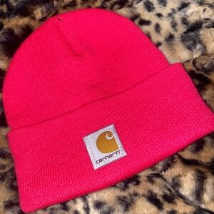 Carhartt Hot Pink Knit Beanie
